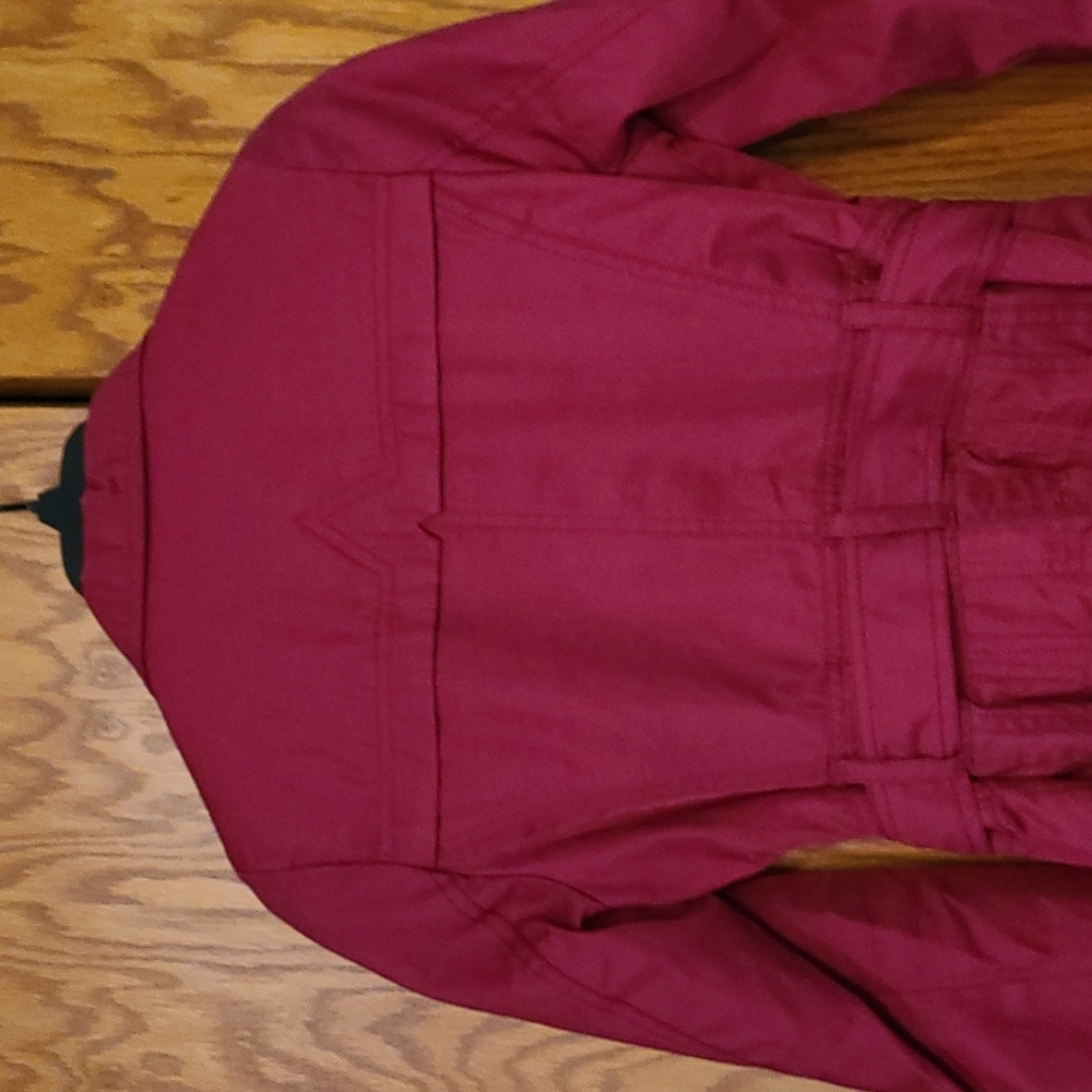 Merona Raspberry Trenchcoat - Picture 6 of 9